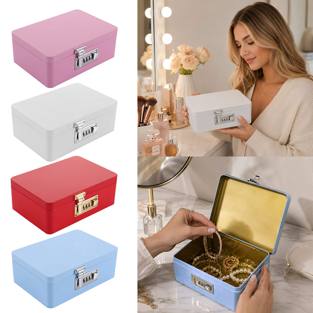 صندوق تخزين معدني بقفل رقمي، ت - مراجعة Medicine Cabinet Lock وسعره