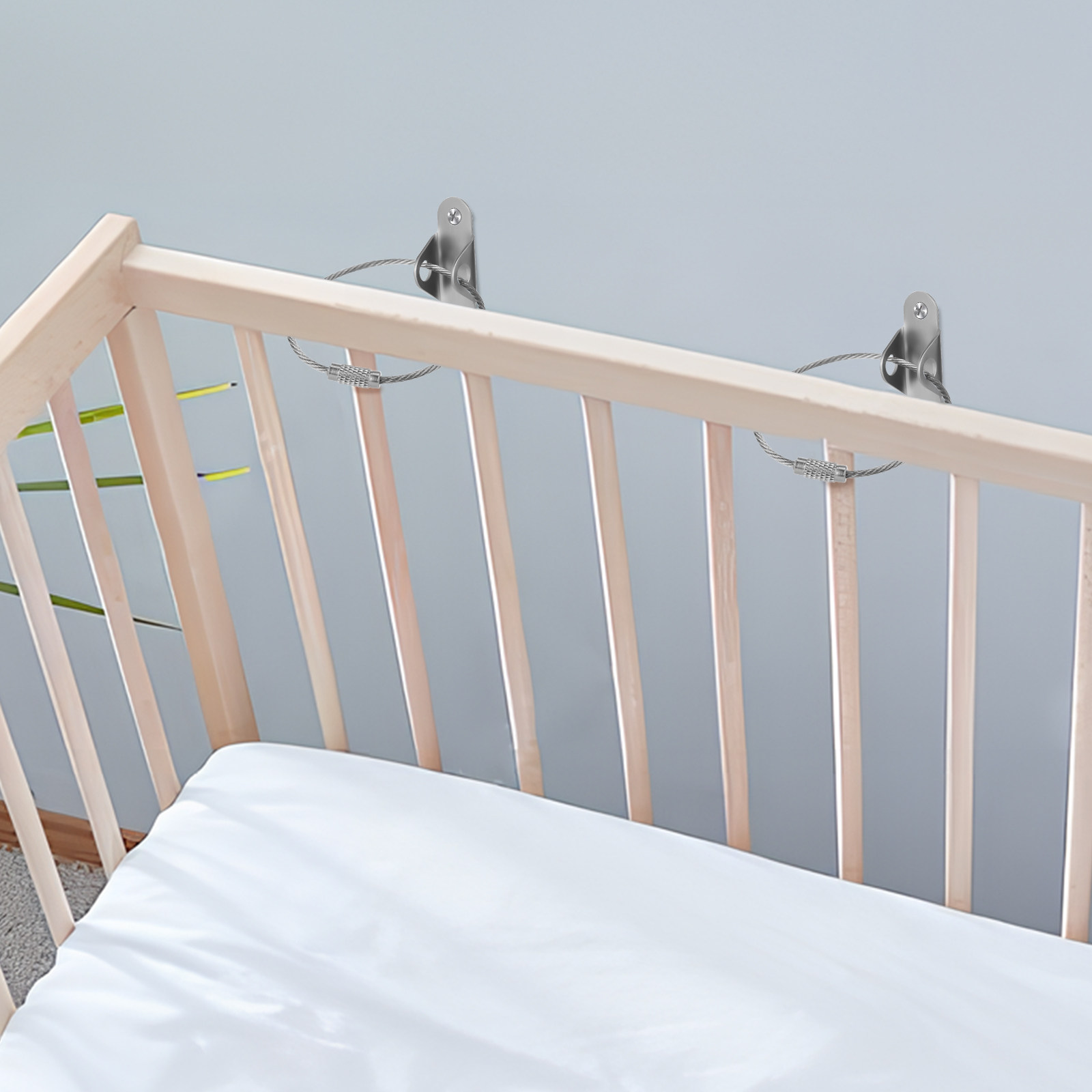 6 مجموعات من مثبتات الأثاث الم - مراجعة Earthquake Anchor Strap وسعره