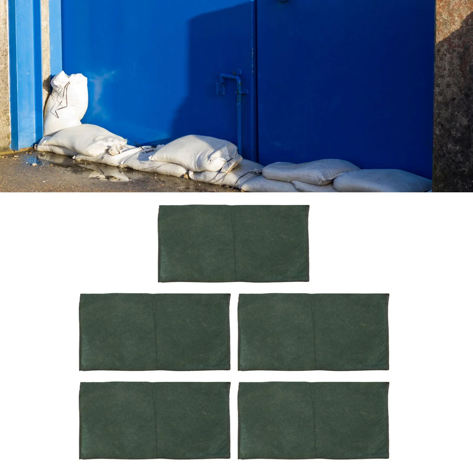 5 قطعة أكياس حاجز المياه الفيض - مراجعة Flood Barrier Bag وسعره